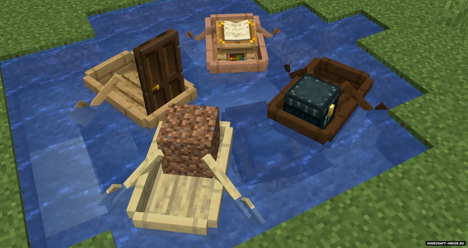 Boat with Everything — Minecraft mod, rasm 3
