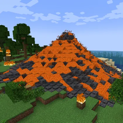 Concrete and Volcanoes — Minecraft mod, rasm 1
