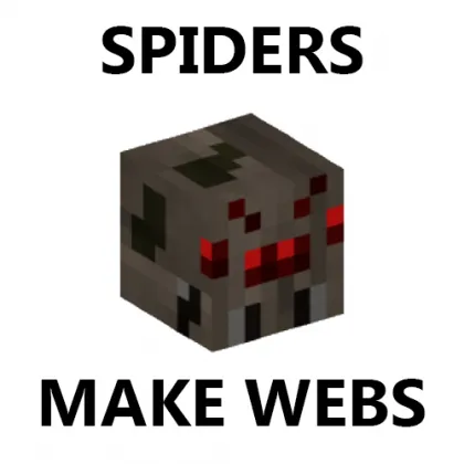 Spiders Make Webs — Minecraft mod, rasm 1