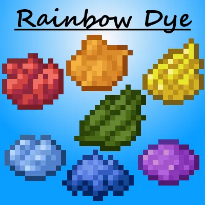 Rainbow Dye — Minecraft mod, rasm 1