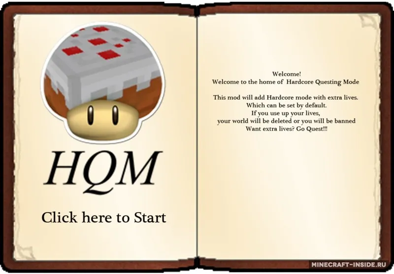 Hardcore Questing Mode — Minecraft mod, rasm 2