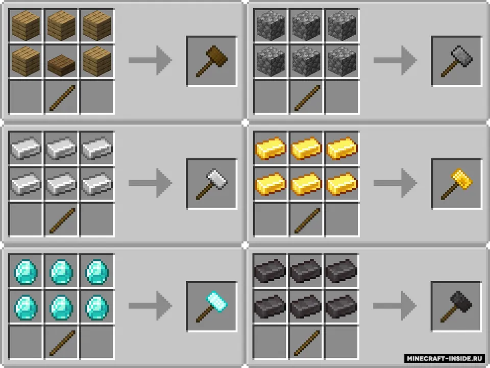 Spaxers & Vanilla Tools — Minecraft mod, rasm 6