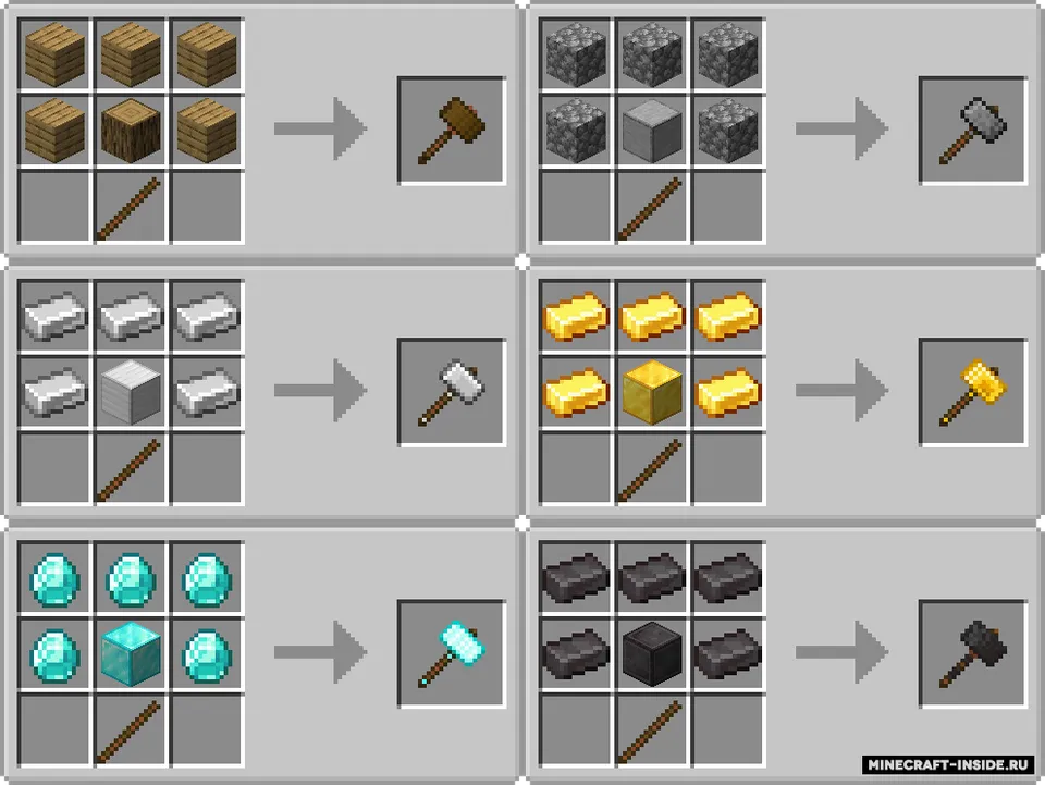Spaxers & Vanilla Tools — Minecraft mod, rasm 7
