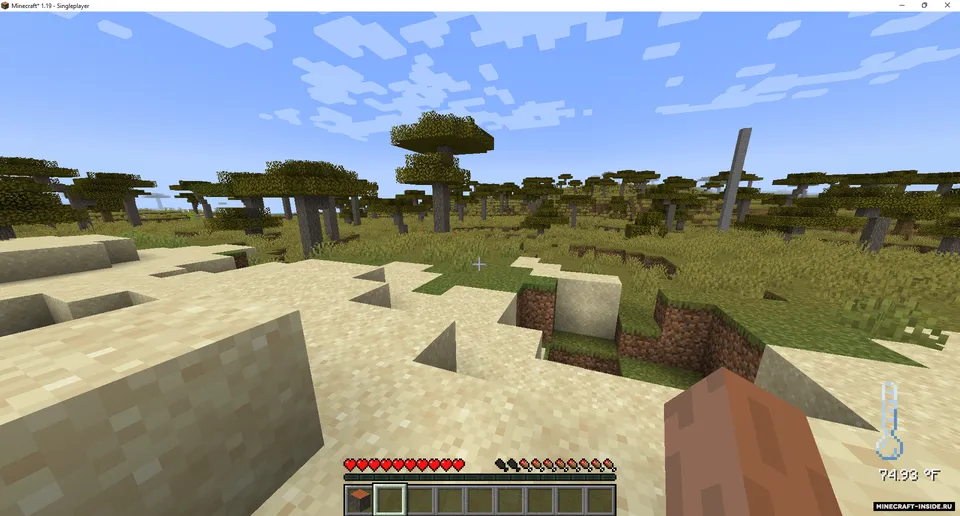 Biomes Temperature — Minecraft mod, rasm 2