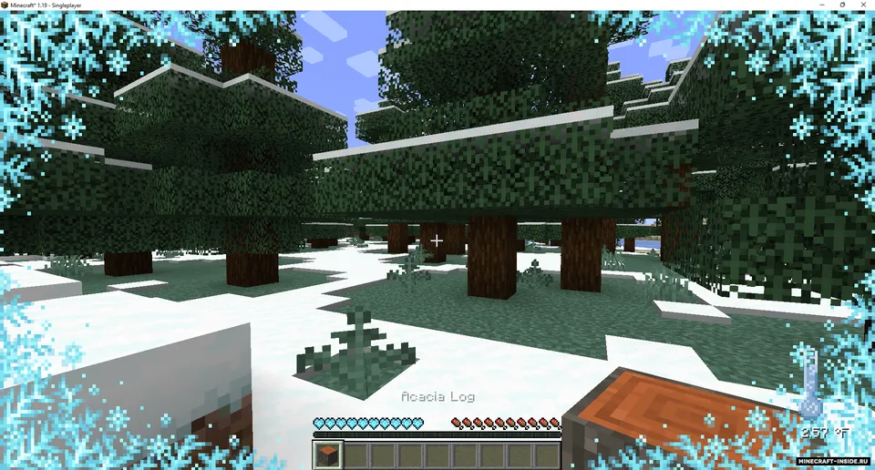 Biomes Temperature — Minecraft mod, rasm 4