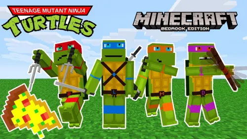 TMNT: Shredder Revenge — Minecraft mod, rasm 1