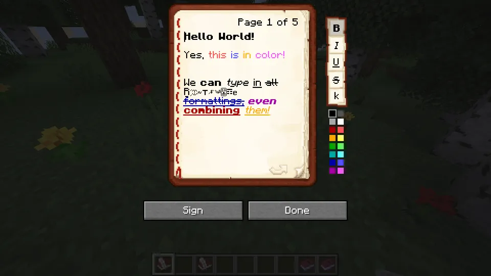 Scribble — Minecraft mod, rasm 2