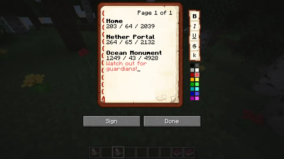 Scribble — Minecraft mod, rasm 3