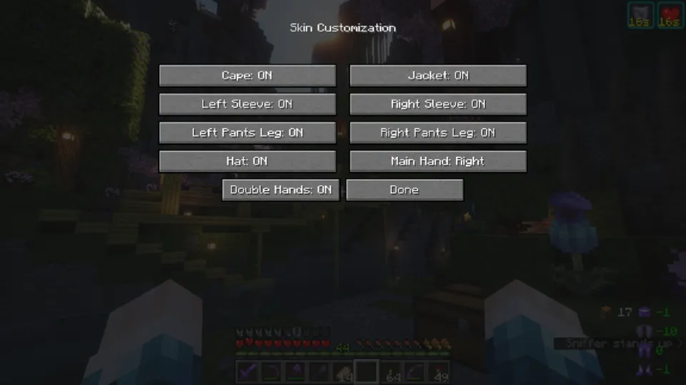Visible Offhand — Minecraft mod, rasm 3
