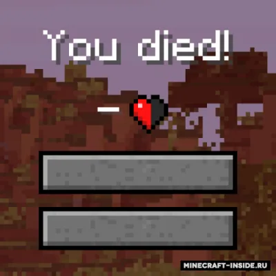 Unhealthy Dying — Minecraft mod, rasm 1
