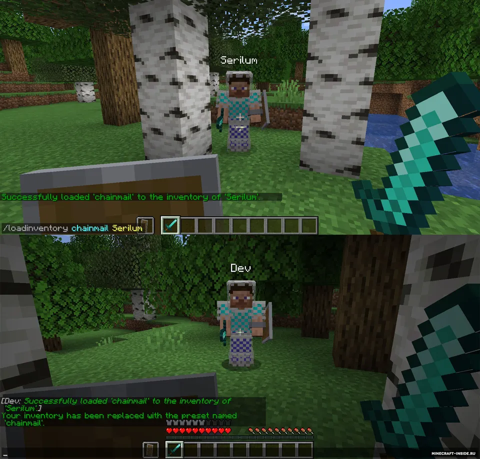 Save and Load Inventories — Minecraft mod, rasm 4