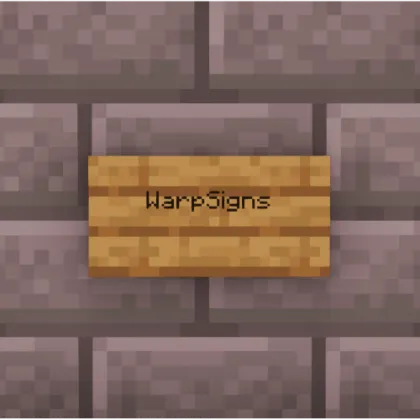 WarpSigns — Minecraft mod, rasm 1