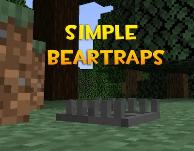 Simple Beartraps — Minecraft mod, rasm 1