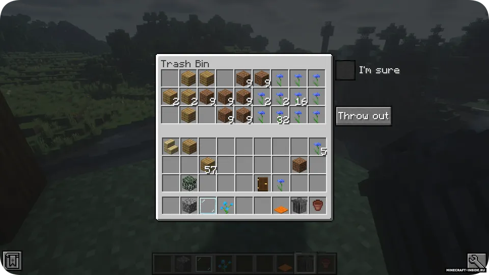 Trash Bin — Minecraft mod, rasm 3