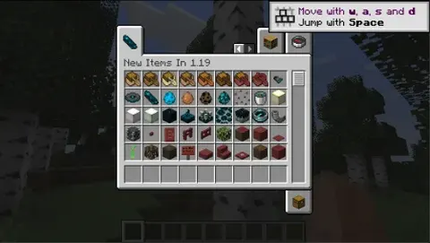 New Items Tab