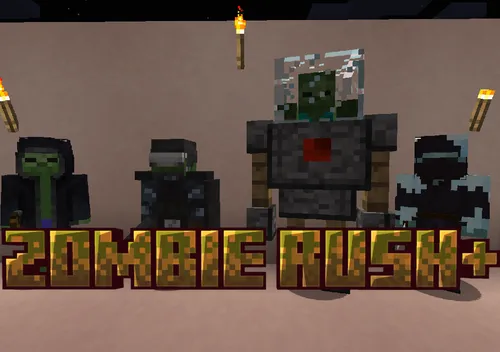 Zombie Siege (Zombie Rush) — Minecraft mod, rasm 1