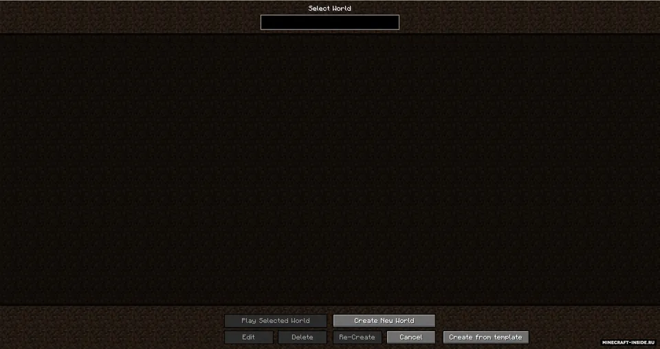 ZIH Template World System — Minecraft mod, rasm 2
