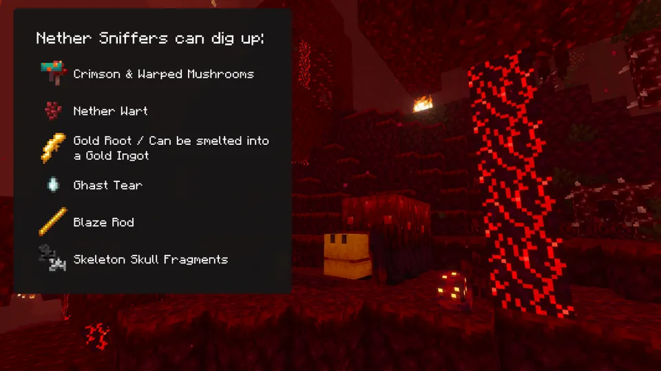 Sniffer Reimagined — Minecraft mod, rasm 5
