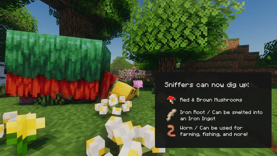 Sniffer Reimagined — Minecraft mod, rasm 6