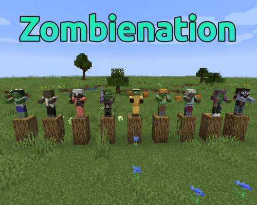 Zombienation — Minecraft mod, rasm 1