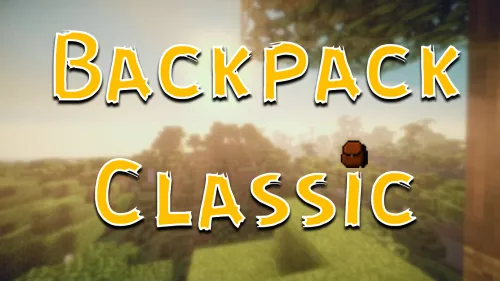 Backpack Classic — Minecraft mod, rasm 1