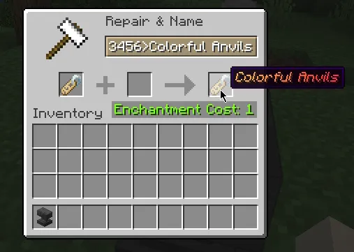 Colorful Anvils — Minecraft mod, rasm 2