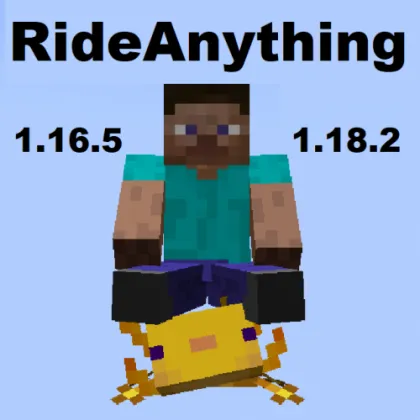 RideAnything — Minecraft mod, rasm 1