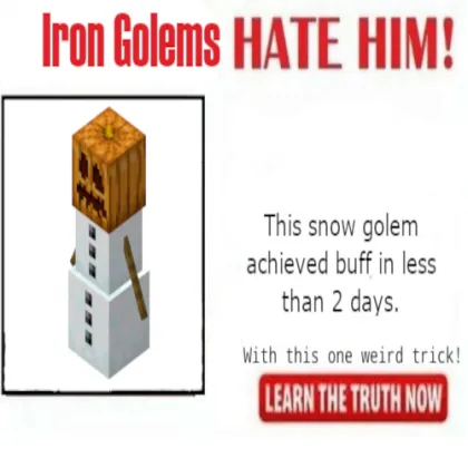 Buffnow Golems — Minecraft mod, rasm 1