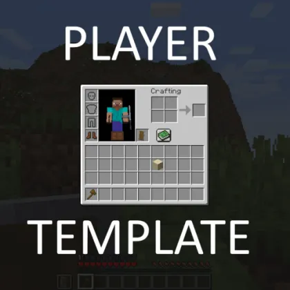 Player Template — Minecraft mod, rasm 1