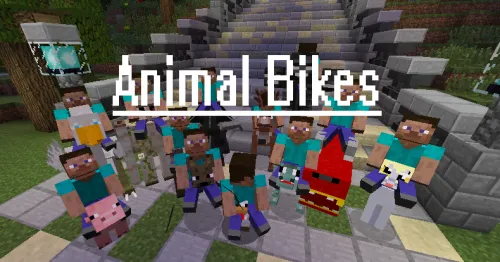 Animal Bikes — Minecraft mod, rasm 1