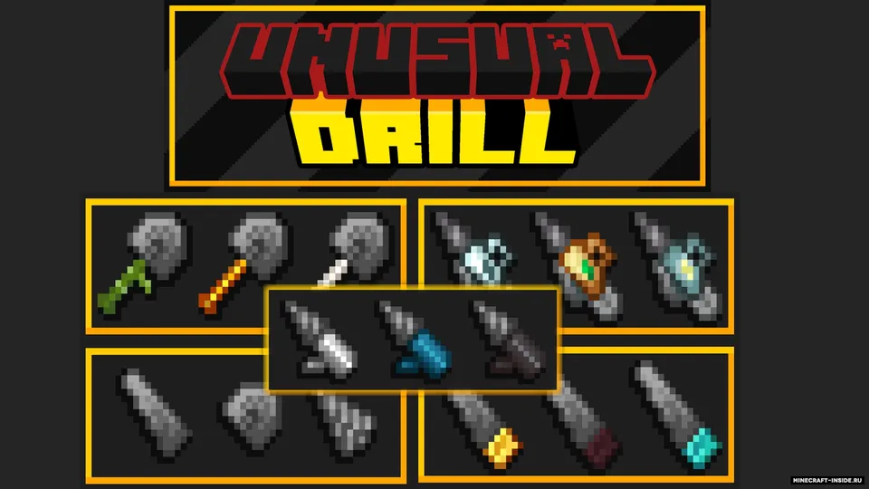 Unusual Drill — Minecraft mod, rasm 2