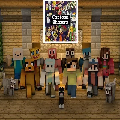 Cartoon Chasers — Minecraft mod, rasm 1