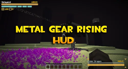 Metal Gear Rising HUD — Minecraft mod, rasm 1