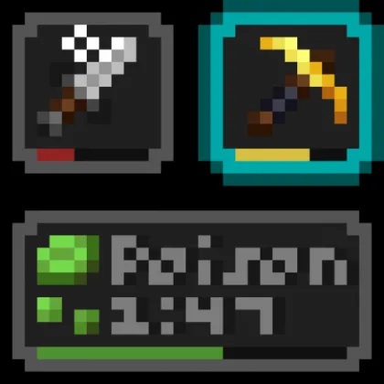 Status Effect Bars — Minecraft mod, rasm 1