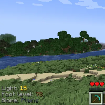 Simple Text Overlay — Minecraft mod, rasm 1