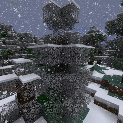 SnowyLeavesPlus — Minecraft mod, rasm 1