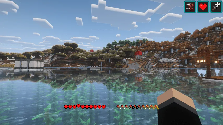 Auto Hide HUD — Minecraft mod, rasm 3