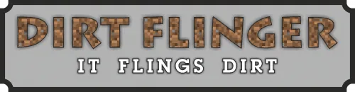 Dirt Flinger — Minecraft mod, rasm 1