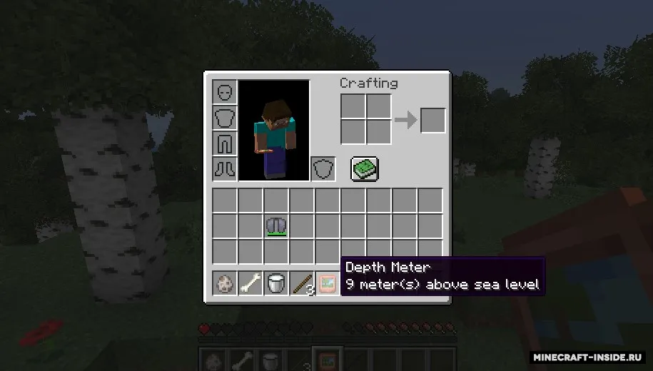 Depth Meter — Minecraft mod, rasm 2