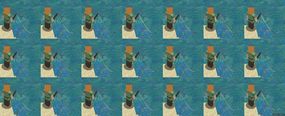 Dyeable Fishing Lines — Minecraft mod, rasm 3