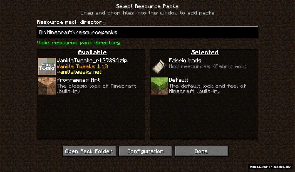 MC Folders — Minecraft mod, rasm 3