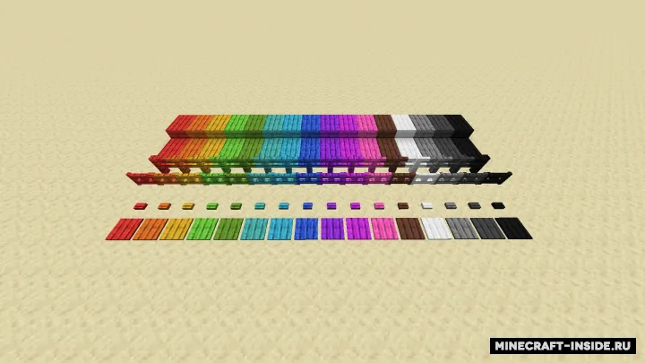 Glitchy's Dyed Planks — Minecraft mod, rasm 2
