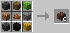 Glitchy's Dyed Planks — Minecraft mod, rasm 4