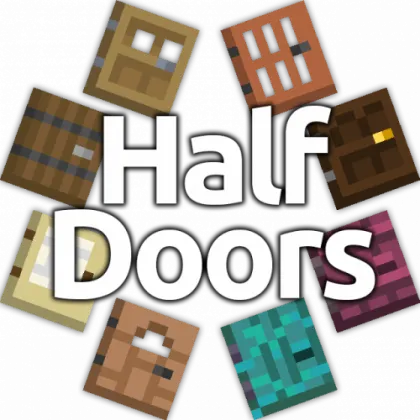 Halfdoors — Minecraft mod, rasm 1