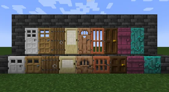 Halfdoors — Minecraft mod, rasm 2