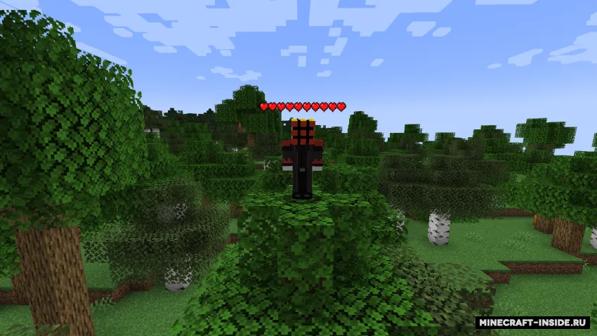 Player Health Indicators — Minecraft mod, rasm 2