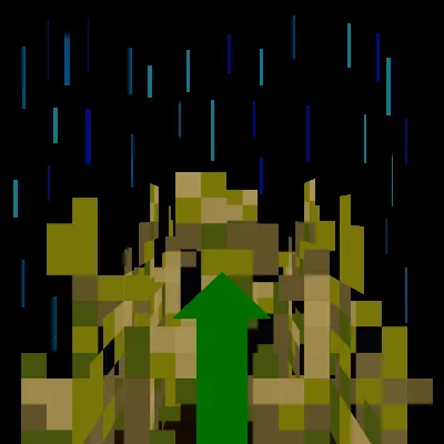Rain Growth — Minecraft mod, rasm 1