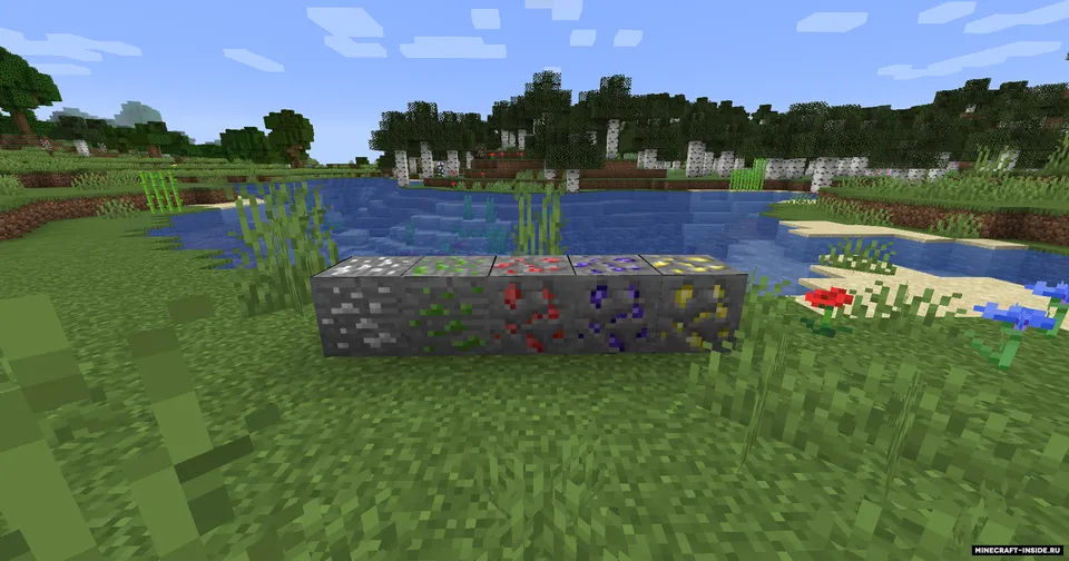 Ko'p rangli datolit rudasi — Minecraft mod, rasm 3
