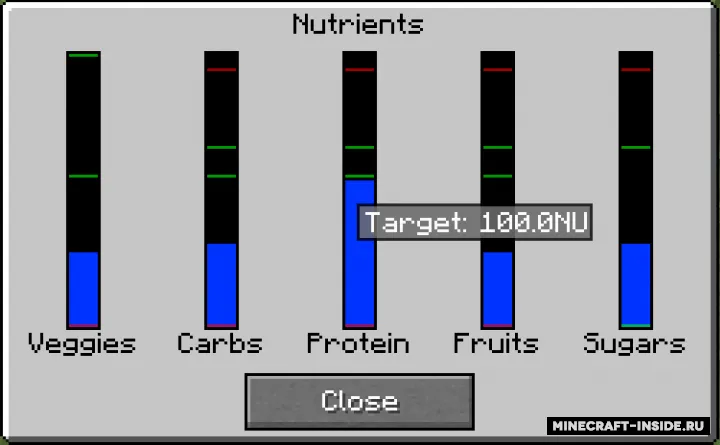 Nutritional Balance — Minecraft mod, rasm 2