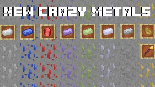 New Crazy Metals — Minecraft mod, rasm 1